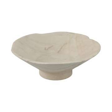 10" Sandstone Rough Edge Bowl, Tan
