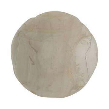10" Sandstone Rough Edge Bowl, Tan