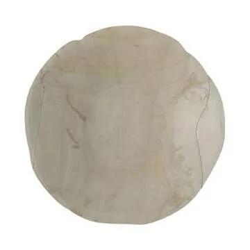 10" Sandstone Rough Edge Bowl, Tan