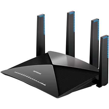 NETGEAR R9000-100NAR Nighthawk X10 AD7200 802.11ac/ad Quad-Stream WiFi Router - Certified Refurbished
