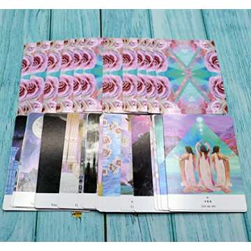 Enchanting Pink Tarot Cards Desk for Beginners & Experts