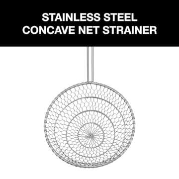 Cuisinart Stainless Steel Asian Strainer, Silver