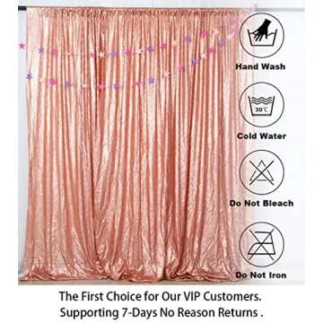 ShiDianYi 4FTX6FT-Blush-SEQUIN Photo Backdrop, Wedding Photo Booth,Photography Background (Blush)