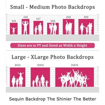 ShiDianYi 4FTX6FT-Blush-SEQUIN Photo Backdrop, Wedding Photo Booth,Photography Background (Blush)