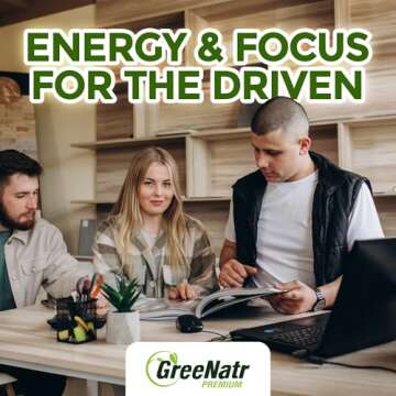 GreeNatr Ginko Biloba & Panax Ginseng Supplement - Red Ginseng Brain Supplement for Memory and Focus - Ginkgo Biloba Supplements for Good Vision, Immune System and Improved Blood Flow - 60 Tablets