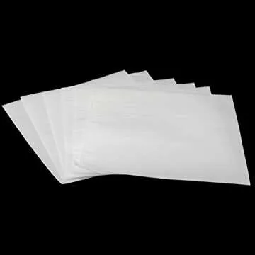 SENJEOK 100 Pack 12 x 12 Inches Cushion Foam Pouches, Foam Wrap Pouches, Moving Cushioning Packaging Pouches for Packing, Shipping