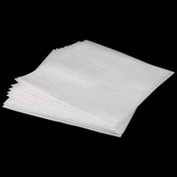 SENJEOK 100 Pack 12 x 12 Inches Cushion Foam Pouches, Foam Wrap Pouches, Moving Cushioning Packaging Pouches for Packing, Shipping