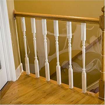 Cardinal Gates Banister Shield Clear - Child Safety at 5-Feet