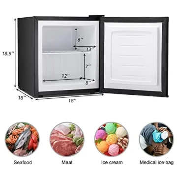 Antarctic Star 1.1 Cu.ft Compact Mini Freezer for Home