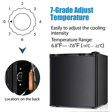 Antarctic Star 1.1 Cu.ft Compact Mini Freezer for Home