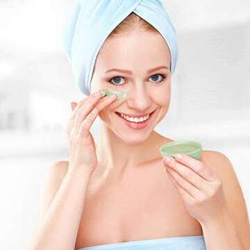 Hulless Silicone Facial Mask Mixing Bowl Set - 5 Pcs Multi Color