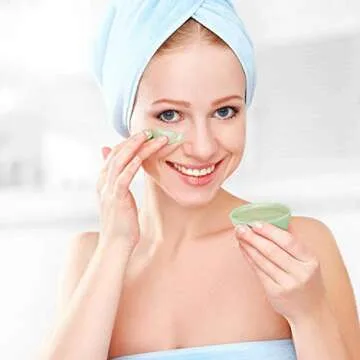 Hulless Silicone Facial Mask Mixing Bowl Set - 5 Pcs Multi Color