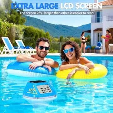 DeeprBlu Solar Digital Pool Thermometer with Large Display