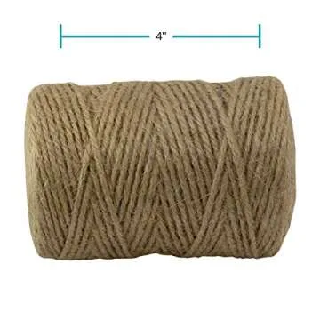 Houseables Jute Twine String, Perfect for Crafts and Gifts