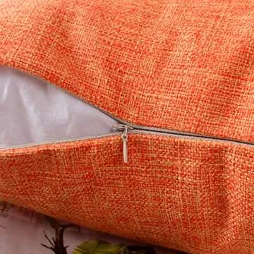 Stylish MERNETTE Decorative Pillow Covers 18x18 Inch (Pack of 2)