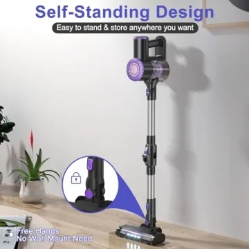 Cordless Vacuum Cleaner - Lightweight & Powerful Suction