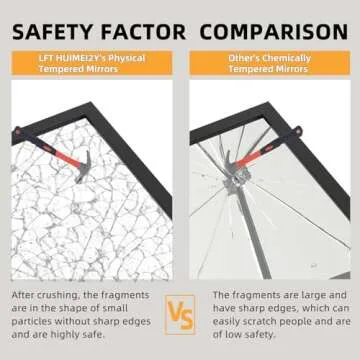 LFT HUIMEI2Y Full Length Black Mirror 76x34