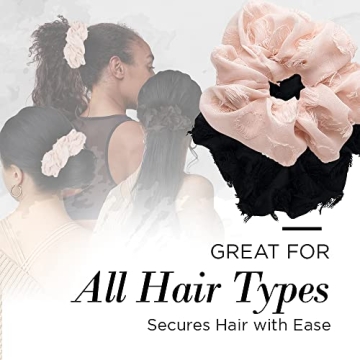 Kitsch Brunch Satin Scrunchie, Jumbo Hair Tie for All