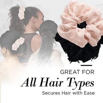 Kitsch Brunch Satin Scrunchie, Jumbo Hair Tie for All
