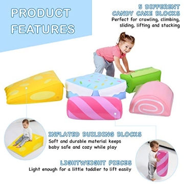 MAGIFIRE Inflatable Climbing Blocks for Toddlers Entertainment