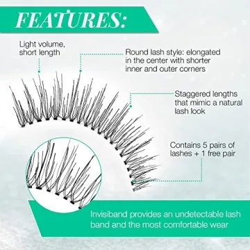 Ardell Natural 110 False Eyelashes 5+1 Multipack for Eye Lift