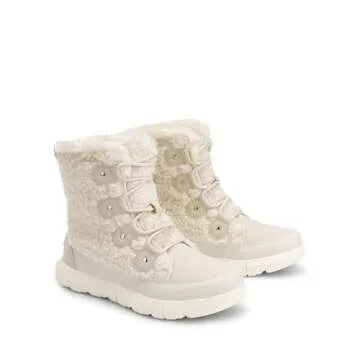 DREAM PAIRS Womens Winter Boots Cozy Faux Fur Anti-Slip Snow Boots Lace Up Comfort Stylish Ankle Boo...