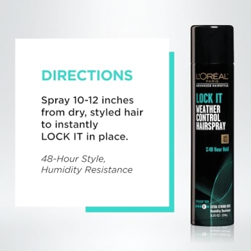 L'Oréal Paris LOCK IT Weather Control Hairspray 8.25 oz
