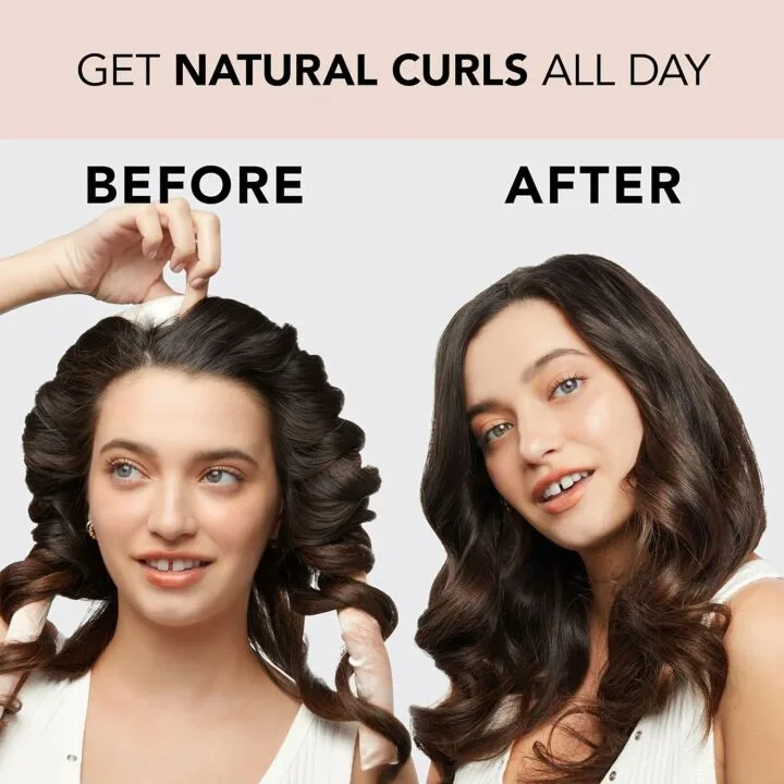 Heatless Curling Set - Satin Rollers for Overnight Style