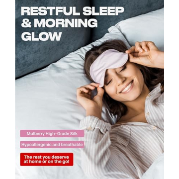 Silk Pillowcase Set - Pink Quartz Queen with Eye Mask