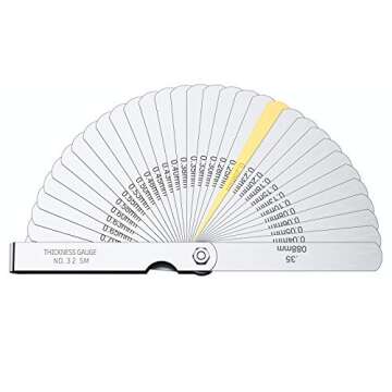 Proster Digital Vernier Caliper 6inch 150mm - Electronic Caliper Fraction/Inch/Metric Dial Caliper for Length Width Depth Inner Outer Diameter, with 32 Feeler Gauges