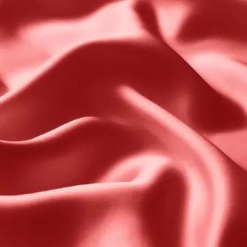 EXQ Home Silky Satin Pillowcase for Hair and Skin,Soft Cooling Pillow Cases Queen Size Set of 2 Satin Pillow Case with Envelope Closure Red