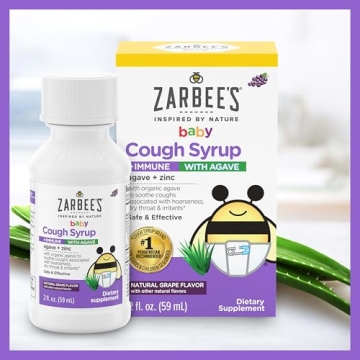 Zarbee's Baby Cough Syrup with Organic Agave for Kids