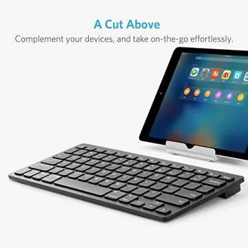 XINKSD Ultra-Slim Bluetooth Keyboard for iPads