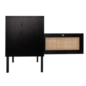 Natural Rattan Nightstands for Stylish Storage Solution