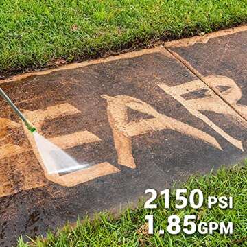 PAXCESS Electric Pressure Washer 2150 PSI 1.6 GPM High Pressure Power Washer Surface Cleaner with Al...