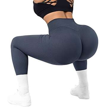 OMKAGI Scrunch Butt Lifting Leggings for Women