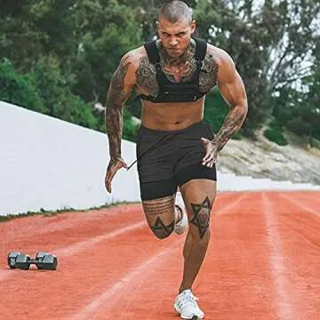 COOFANDY Men's 2 Pack Running Shorts Quick Dry Gym Workout