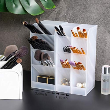 Marbrasse 12 Compartment Pen Organizer for Desk Storage