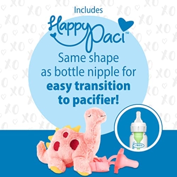 Dr. Brown's Dinosaur Baby Lovey Pacifier Teether Holder