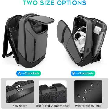 BANGE Smart Business Backpack for 15.6" Laptops