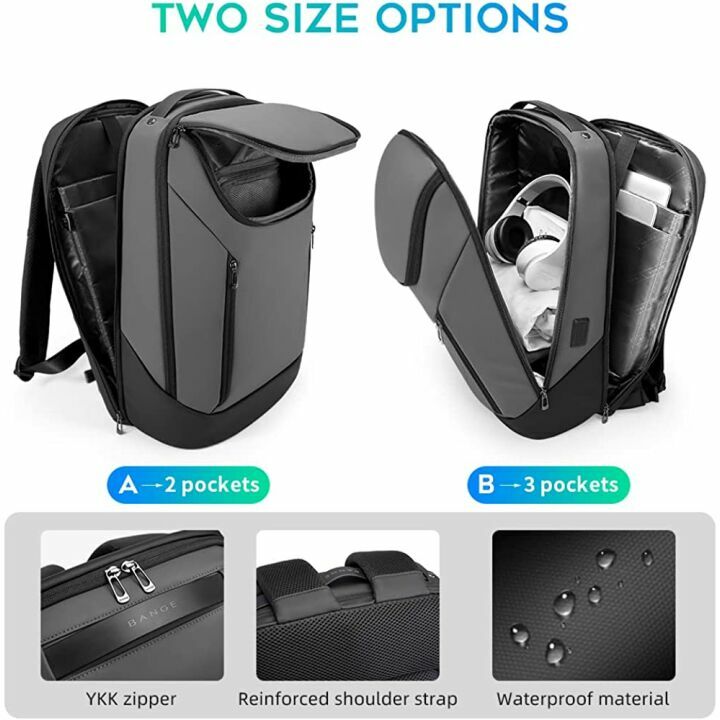 BANGE Smart Business Backpack for 15.6" Laptops
