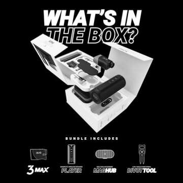 Blue Tees Golf - Player Pack Bundle- Series 3 Max Rangefinder, Magnetic Speaker, Divot Tool & Magnetic Hub - The Golf Bundle to Elevate Your Round