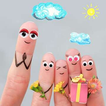 750pcs Googly Eyes - Self-Adhesive Crafting Fun