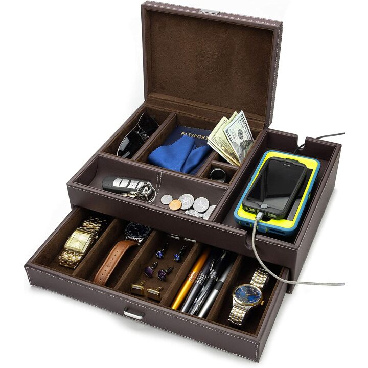 HOUNDSBAY Men's Jewelry Box & Charging Station