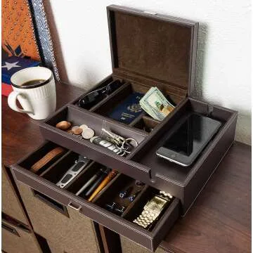 HOUNDSBAY Men's Jewelry Box & Charging Station