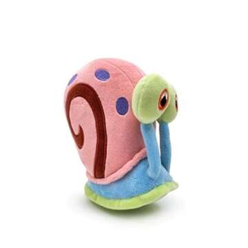Youtooz Gary the Snail Stickie in 6", Magnetic and Soft YouTooz Spongebob Squarepants Collectible Gary the Snail Plush - Cute Spongebob Gary Toy Collection