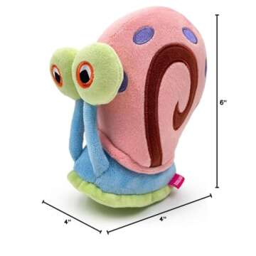 Youtooz Gary the Snail Stickie in 6", Magnetic and Soft YouTooz Spongebob Squarepants Collectible Gary the Snail Plush - Cute Spongebob Gary Toy Collection