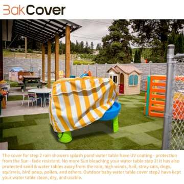 Durable Water Table Cover for Toddlers 1-3 - Weather Resistant