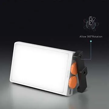 ZHIYUN FIVERAY M40 40W Mini LED Video Light, 2700K ~ 6200K, 14000 LUX Pocket Light for Studio Photography, Live Streaming, Vlogging and Portrait