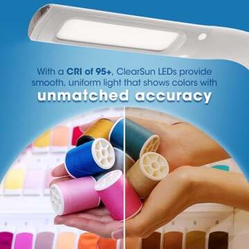 OttLite Recharge LED Desk Lamp - Eye-Friendly & Portable